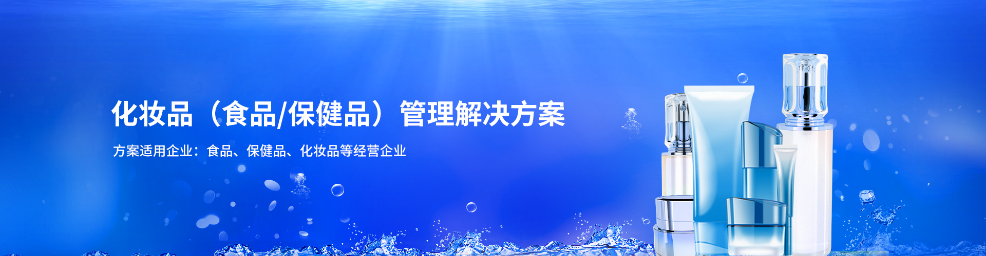 化妆品（食品/保健品）企业信息化管理解决方案
